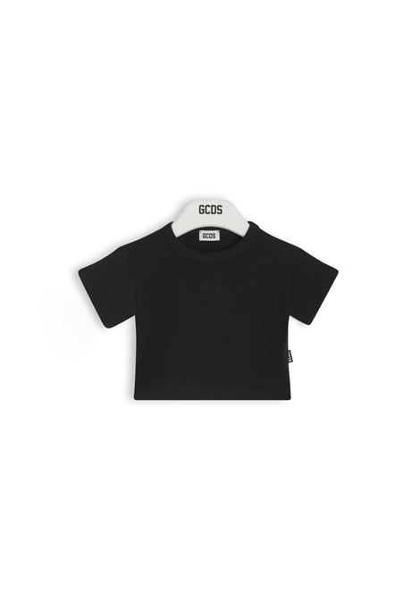 T-shirt crop con logo GCDS KIDS | C1GJQC573T103999B